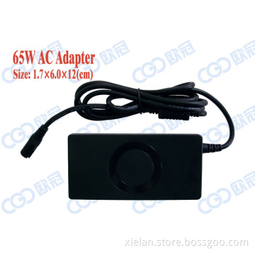 65W universal laptop power adapter